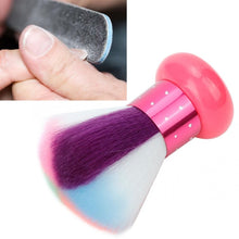 Load image into Gallery viewer, Soft Fur Mushroom Dust Brush Round Handle Soft Fur Clean Nail Brush