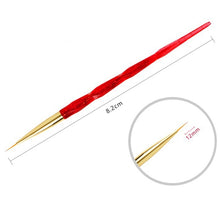 Load image into Gallery viewer, 5 Piece/set Acrylic Phototherapy Nail Painting Flower Carved Crystal Pen Nail Pen