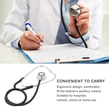 Load image into Gallery viewer, Double-sided Stethoscope Single Tube Doctors Nurse Professional Cardiology Stethoscope Aluminium Alloy Chestpiece Medical Device