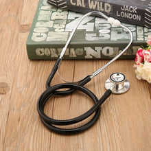 Load image into Gallery viewer, Double-sided Stethoscope Single Tube Doctors Nurse Professional Cardiology Stethoscope Aluminium Alloy Chestpiece Medical Device