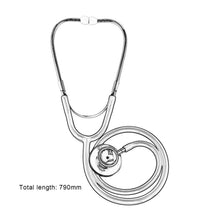 Load image into Gallery viewer, Double-sided Stethoscope Single Tube Doctors Nurse Professional Cardiology Stethoscope Aluminium Alloy Chestpiece Medical Device
