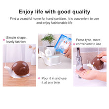 Load image into Gallery viewer, Creative Snail Hand Sanitiser Bottle Push-Type Lotion Shower Gel Bottle, Snail Hand Sanitiser Bottle