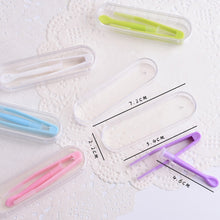 Load image into Gallery viewer, 5pcs Portable Contact Lens Special Tweezer and Stick Set Travel Kit