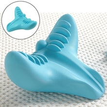 Load image into Gallery viewer, Acupressure Massage Pillow C-Rest Neck Cervical Shoulder Muscle Relaxer High Density Memory Foam Pillow Tools, C-Rest