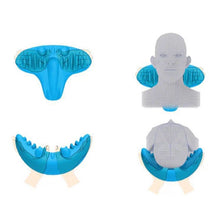 Load image into Gallery viewer, Acupressure Massage Pillow C-Rest Neck Cervical Shoulder Muscle Relaxer High Density Memory Foam Pillow Tools, C-Rest