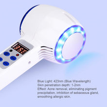 Load image into Gallery viewer, Face Care Device Hot Cold Hammer Cryotherapy Blue Photon Acne Treatment Skin Beauty Massager Lifting Rejuvenation Facial Machine