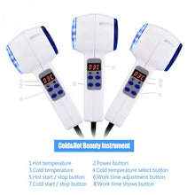 Load image into Gallery viewer, Face Care Device Hot Cold Hammer Cryotherapy Blue Photon Acne Treatment Skin Beauty Massager Lifting Rejuvenation Facial Machine