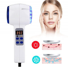 Load image into Gallery viewer, Face Care Device Hot Cold Hammer Cryotherapy Blue Photon Acne Treatment Skin Beauty Massager Lifting Rejuvenation Facial Machine