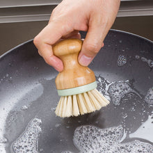 Load image into Gallery viewer, Multifunctional Tool Kitchen Cleaning Brush Wooden Handle Dish Scrubber Pot Pan Dishwasher, Solid wood Brush