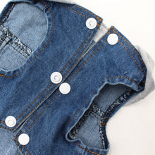 Load image into Gallery viewer, Retro Personality Denim Small Vest Pet Dog Clothes Pet Jacket, M, L, XL, XS