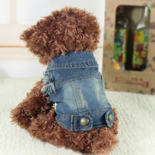 Load image into Gallery viewer, Retro Personality Denim Small Vest Pet Dog Clothes Pet Jacket, S, M, L, XL, XXL, XS