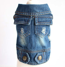 Load image into Gallery viewer, Retro Personality Denim Small Vest Pet Dog Clothes Pet Jacket, S, M, L, XL, XXL, XS
