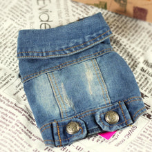 Load image into Gallery viewer, Retro Personality Denim Small Vest Pet Dog Clothes Pet Jacket, S, M, L, XL, XXL, XS