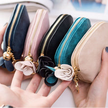 Load image into Gallery viewer, Creative Mini Cute Coin Purse with Flower Tassel Pendant