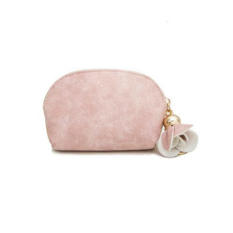 Creative Mini Cute Coin Purse with Flower Tassel Pendant