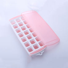 Load image into Gallery viewer, Summer 21 Grid Cool Home-made Ice Cube Ice Box Mould with Lid, 21 Grid(Pink), 21 Grid(Blue), 21 Grid(Green)