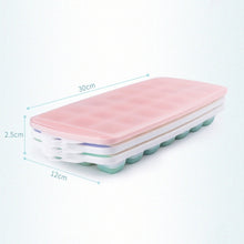 Load image into Gallery viewer, Summer 21 Grid Cool Home-made Ice Cube Ice Box Mould with Lid, 21 Grid(Pink), 21 Grid(Blue), 21 Grid(Green)