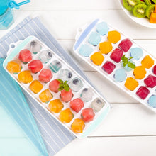 Load image into Gallery viewer, Summer 21 Grid Cool Home-made Ice Cube Ice Box Mould with Lid, 21 Grid(Pink), 21 Grid(Blue), 21 Grid(Green)