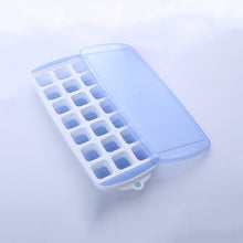 Load image into Gallery viewer, Summer 21 Grid Cool Home-made Ice Cube Ice Box Mould with Lid, 21 Grid(Pink), 21 Grid(Blue), 21 Grid(Green)