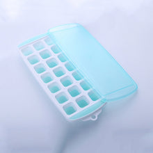 Load image into Gallery viewer, Summer 21 Grid Cool Home-made Ice Cube Ice Box Mould with Lid, 21 Grid(Pink), 21 Grid(Blue), 21 Grid(Green)