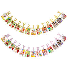 Load image into Gallery viewer, 1St Baby 12 Months Birthday Pull Flag Photo Wall Slogan Banner Month Photo Clip Flower