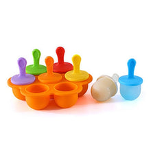 Load image into Gallery viewer, Silicone Mini Ice Pops Mold Ice Cream Ball Lolly Maker Popsicle Molds Baby DIY Food Supplement Tool