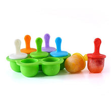 Load image into Gallery viewer, Silicone Mini Ice Pops Mold Ice Cream Ball Lolly Maker Popsicle Molds Baby DIY Food Supplement Tool