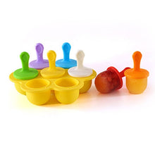 Load image into Gallery viewer, Silicone Mini Ice Pops Mold Ice Cream Ball Lolly Maker Popsicle Molds Baby DIY Food Supplement Tool