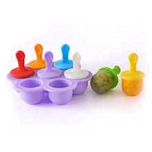 Load image into Gallery viewer, Silicone Mini Ice Pops Mold Ice Cream Ball Lolly Maker Popsicle Molds Baby DIY Food Supplement Tool