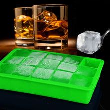 Load image into Gallery viewer, 15 Grids DIY Big Ice Cube Mold Square Shape Silicone Ice Tray Fruit Ice Cream Maker