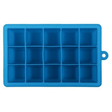 Load image into Gallery viewer, 15 Grids DIY Big Ice Cube Mold Square Shape Silicone Ice Tray Fruit Ice Cream Maker