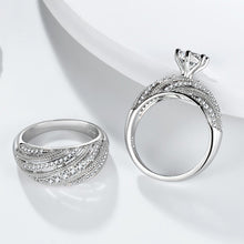 Load image into Gallery viewer, Women Vintage Diamond Wedding Ring, 5, 6, 7, 8, 9, 10, 11, 12