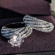 Load image into Gallery viewer, Women Vintage Diamond Wedding Ring, 5, 6, 7, 8, 9, 10, 11, 12