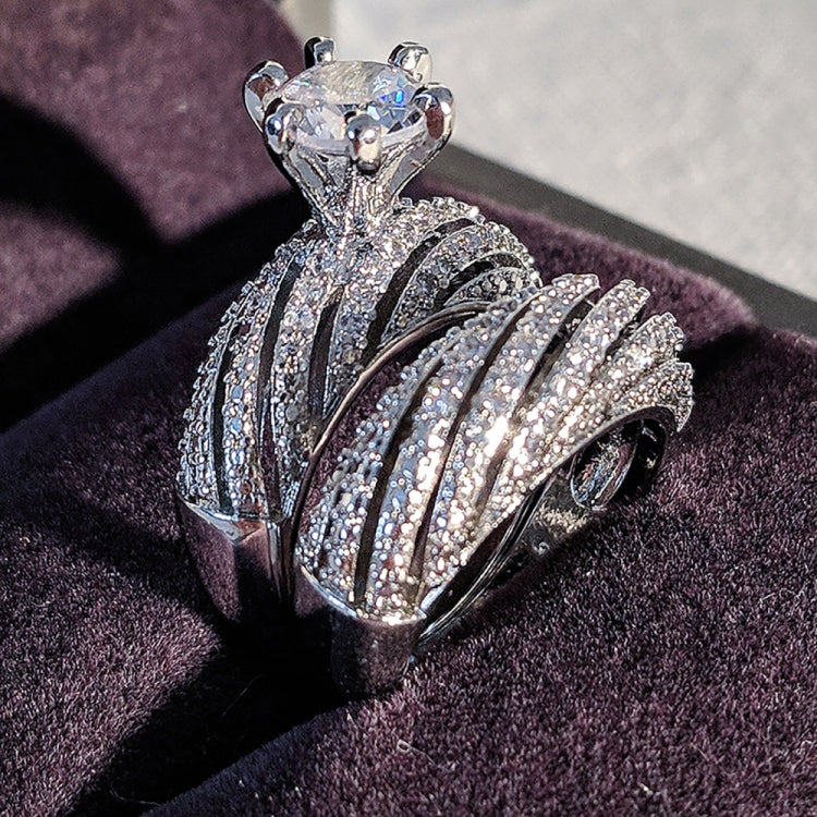 Women Vintage Diamond Wedding Ring, 5, 6, 7, 8, 9, 10, 11, 12