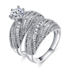 Load image into Gallery viewer, Women Vintage Diamond Wedding Ring, 5, 6, 7, 8, 9, 10, 11, 12