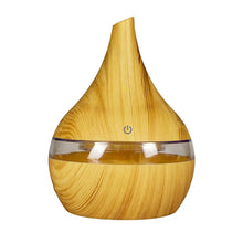 Load image into Gallery viewer, 300ml USB Electric Aroma Air Diffuser Wood Ultrasonic Air Humidifier Essential Oil Aromatherapy Cool Mist Maker