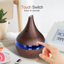 Load image into Gallery viewer, 300ml USB Electric Aroma Air Diffuser Wood Ultrasonic Air Humidifier Essential Oil Aromatherapy Cool Mist Maker