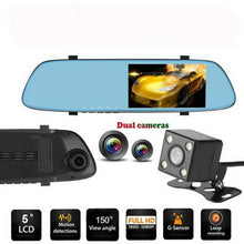 Load image into Gallery viewer, Anytek T22 Car Camera 5 inch IPS Touch-Screen Dual Lens FHD 1080P Car DVR Camera, T22