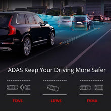 Load image into Gallery viewer, Anytek T22 Car Camera 5 inch IPS Touch-Screen Dual Lens FHD 1080P Car DVR Camera, T22