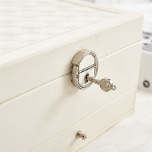 Load image into Gallery viewer, Multi-Function Storage Box Leather Jewelry Box Multi-Layer Large-Capacity Jewelry Organizer