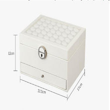 Load image into Gallery viewer, Multi-Function Storage Box Leather Jewelry Box Multi-Layer Large-Capacity Jewelry Organizer
