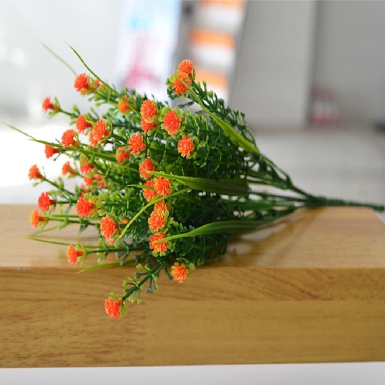5 Branches Simulation Plastic Starry Rose Simulation Bouquet Home Decoration Flower