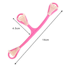 Load image into Gallery viewer, 3 PCS Plastic Three-hook Small Claw Baby Diaper BuckleRandom Color Delivery, Diaper Buckle
