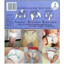 Load image into Gallery viewer, 3 PCS Plastic Three-hook Small Claw Baby Diaper BuckleRandom Color Delivery, Diaper Buckle