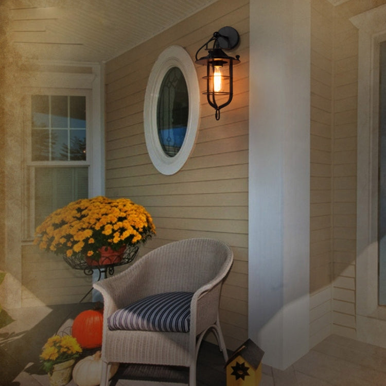 Creative Dock Retro Iron Restaurant Balcony Corridor Bedside Wall Lamp without Bulbs, 0022