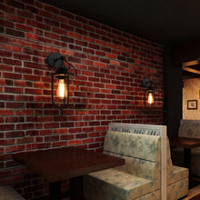 Load image into Gallery viewer, Creative Dock Retro Iron Restaurant Balcony Corridor Bedside Wall Lamp without Bulbs, 0022