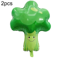 Load image into Gallery viewer, 2 PCS Cartoon Vegetables and Fruits Aluminum Film Balloon Children Party Decoration Supplies Inflatable Toys, Strawberry, Broccoli, Grape, Carrot, Banana, Corn, Tomato, Orange