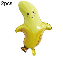 Load image into Gallery viewer, 2 PCS Cartoon Vegetables and Fruits Aluminum Film Balloon Children Party Decoration Supplies Inflatable Toys, Strawberry, Broccoli, Grape, Carrot, Banana, Corn, Tomato, Orange
