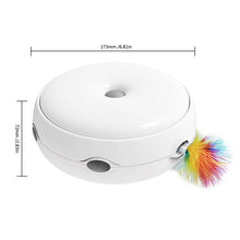 Load image into Gallery viewer, Intelligent Electric Funny Cat Stick Funny Cat Toy Electric Rotating Turntable Funny Cat Device, Funny Cat Stick