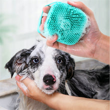 Load image into Gallery viewer, Pet Bath Massage Brush Dog Rub Bath Gloves with Brush, Rub Bath Gloves